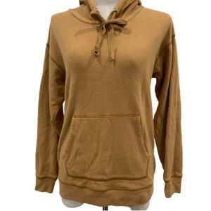 American Eagle tan super soft hoodie jacket
